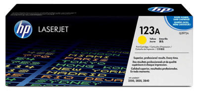 HP Q3972A (123A) Yellow Original Toner - LaserJet 2550