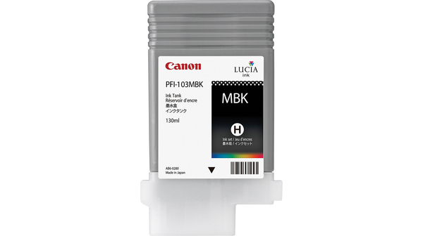 Canon PFI-103MBK (2211B001AA) Matte Black Original Cartridge - iPF5100 / iPF6100 (Ex)