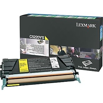 Lexmark C5220YS Yellow Original Laser Toner - C522 / C524 (Damaged Box)
