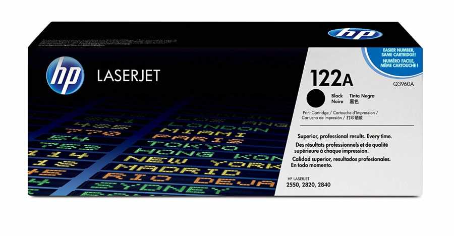 HP Q3960A (122A) Black Original Toner - LaserJet 2550 (B)