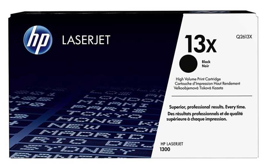 HP Q2613X (13X) Black Original Toner Cartridge - Laserjet 1300 (B)