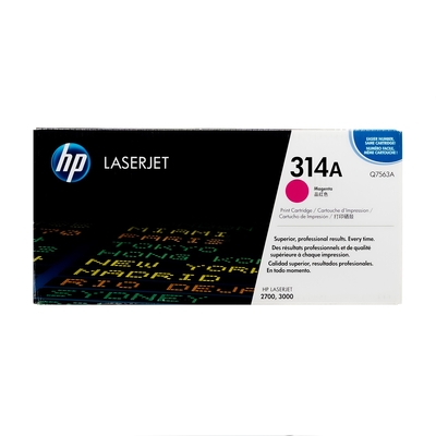 HP Q7563A (314A) Magenta Original Toner Cartridge - LaserJet 2700 (U)