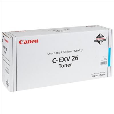 Canon C-EXV26C Cyan Original Toner Cartridge - IR-C1021 / IR-C1022 (U)