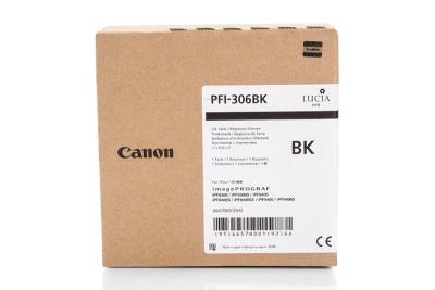 Canon PFI-306BK (6657B001) Black Original Cartridge - IPF8400 / IPF9400 (Ex)