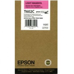 Epson C13T602C00 (T602C) Light Magenta Original Cartridge - Stylus Pro 7800 (Ex)