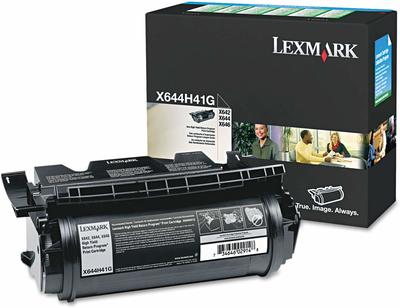 Lexmark X644H41G Black Original Toner High Yield - X642 / X644