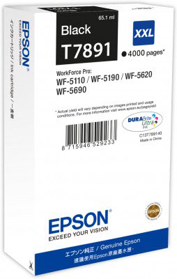 Epson C13T789140 (T7891) Black Original Ink - WF-5110 / WF-5190