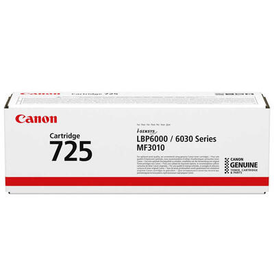Canon CRG-725 Black Original Toner - LBP6000 / LBP6030 / MF3010 (U)