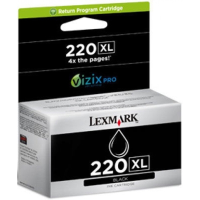 Lexmark 220XL-BK (14L0174A) Black Original Cartridge - Pro4000 / Pro5500