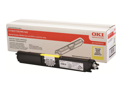 OKI 44250722 Yellow Original Toner - C110 / C130