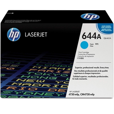 HP Q6461A (644A) Cyan Original Toner Cartridge - CM4730 (B)