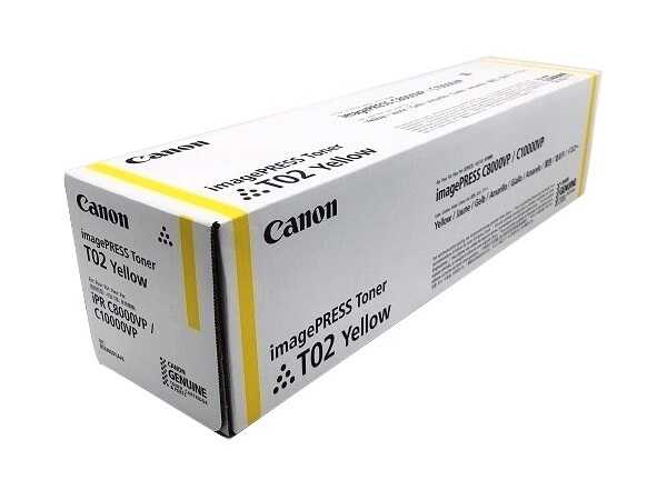 Canon T02 (8532B001) Yellow Original Toner ImagePress C8000VP / C10000VP