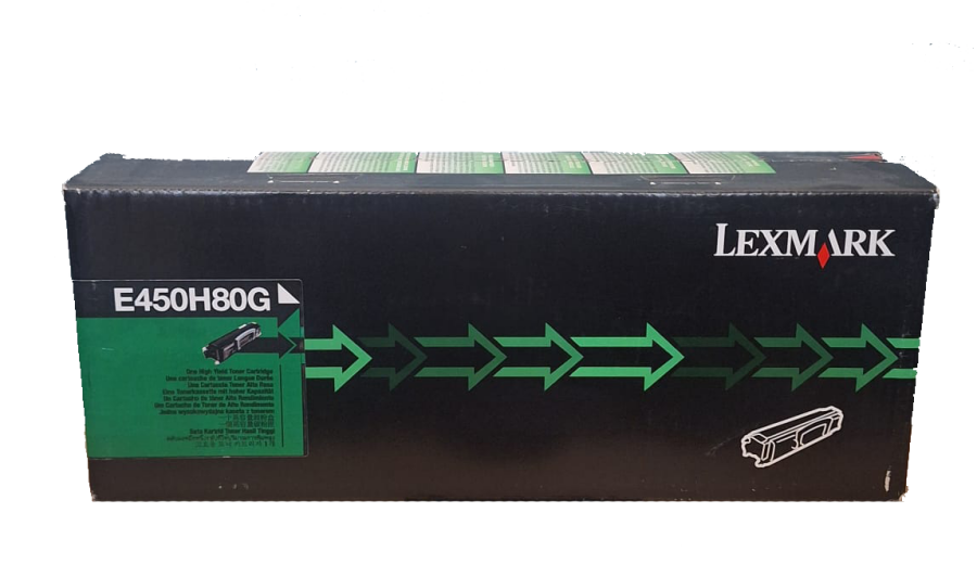 Lexmark E450H80G Black Original Toner High Capacity - E-450dn