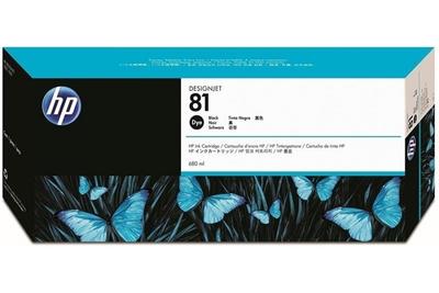 HP C4930A (81) Black Original Cartridge - DesignJet 5000 / 5500 (Ex)