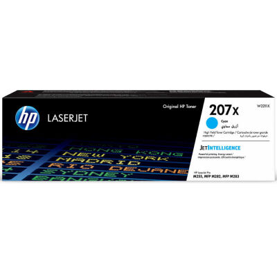 HP 207X (W2211X) Cyan Original Toner - M255dw / M282nw