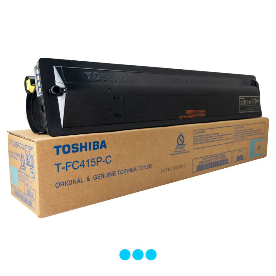 Toshiba T-FC415P-C Cyan Original Toner High Capacity - e-studio 2010ac