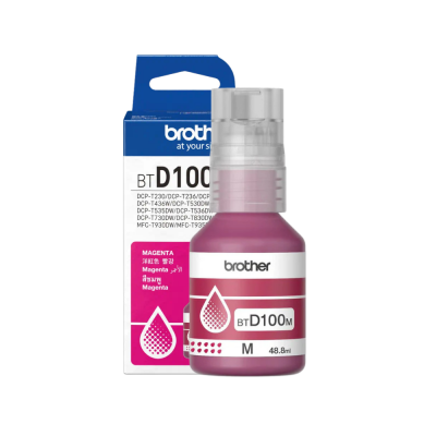Brother BTD100M Magenta Original Ink Cartridge - DCP-T230