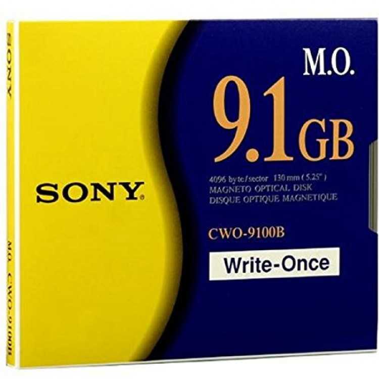 Sony CWO-9100B 4096 B/S Worm Magnetic Optical Disc 9.1GB