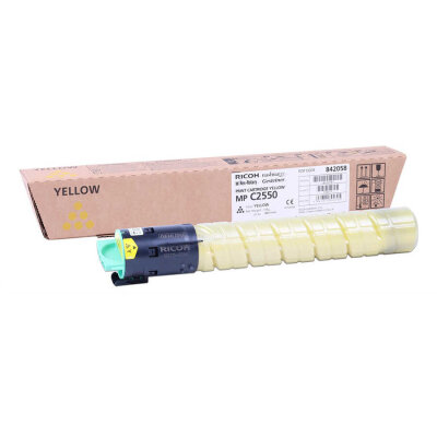 Ricoh 842058 Yellow Original Toner - MP-C2550 / MP-C2030 (Damaged Box)