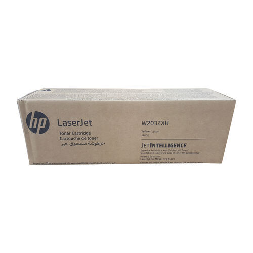 HP W2032XH (415X) Yellow Original Toner High Capacity - Laserjet Pro M454 / M479 (Damaged Box)