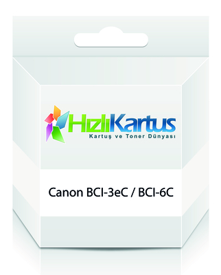 Canon BCI-3eC / BCI-6C Cyan Universal Compatible Cartridge - BJC-3000