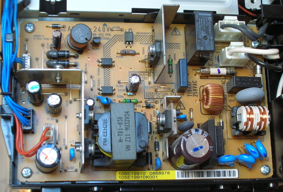 Xerox 105E19910 Low Voltage Power Supply Board 220V