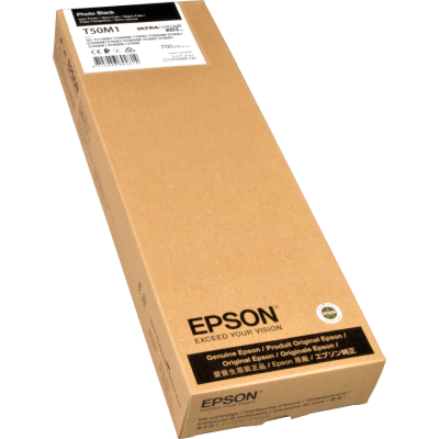 Epson C13T50M100 (T50M1) Photo Black Original Cartridge - SC-T7700 / SC-T5700