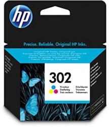 HP F6U65A (302) Colour Original Cartridge - DeskJet 2130 (C)
