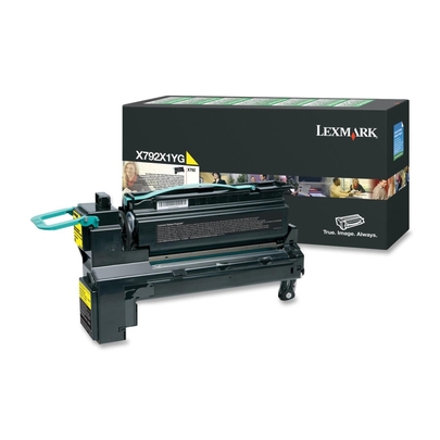 Lexmark X792X1YG Yellow Original Toner - X792de (B)