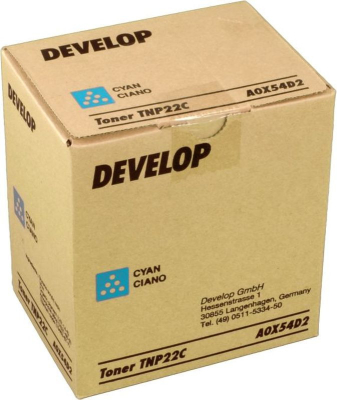 Develop TNP-22C Cyan Original Toner Cartridge - Ineo 35+ (C)