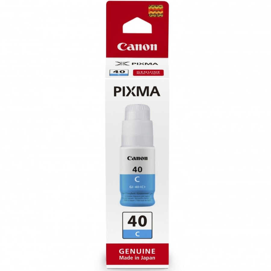 Canon GI-40C Cyan Ink Cartridge - G5040 / G6040  (Ex)