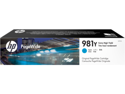 HP L0R13A (981Y) Cyan Original Cartridge - PageWide 556dn / MFP586z (Ex)