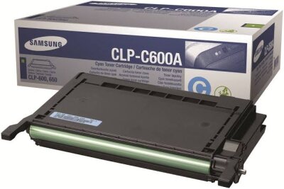 Samsung CLP-C600A/SEE Cyan Original Toner - CLP-600 / CLP-650 (Without Box)