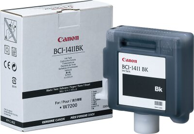 Canon BCI-1411BK (7574A001) Black Original Cartridge - W7200 (Ex)