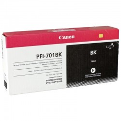 Canon PFI-701BK (0900B001) Black Original Cartridge - iPF8000 / iPF8100 (Ex)