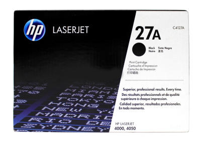 HP C4127A (27A) Black Original Toner Cartridge - LaserJet 4000 (B)
