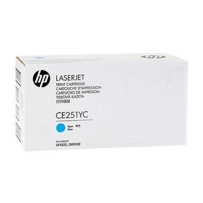 HP CE251YC (504A) Cyan Original Toner - CP3525 / CM3530