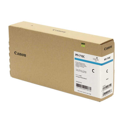 Canon PFI-710C (2355C001) Cyan Original Cartridge - TM-2000 / TM-3000 (Ex)