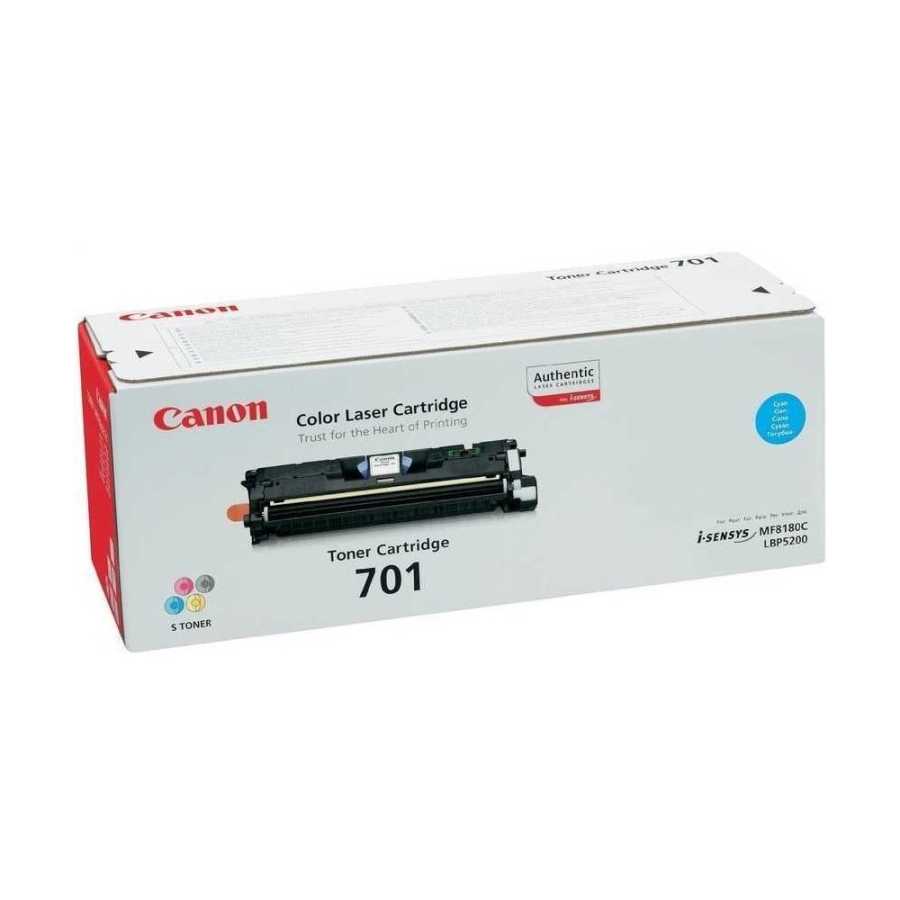 Canon CRG-701C  (9286A003) Cyan Original Toner Cartridge - LBP5200 / MF8180 (C)