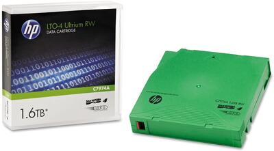 HP C7974A LTO4 Ultrium Data Cartridge 800GB / 1.6TB 820m, 12.65mm