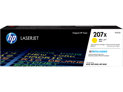 HP 207X (W2212X) Yellow Original Toner - M255dw / M282nw