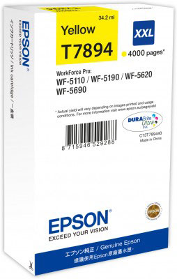 Epson C13T789440 (T7894) Yellow Original Ink - WF-5110 / WF-5190
