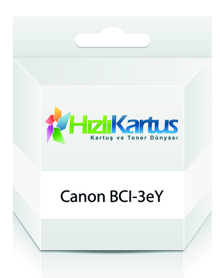 Canon BCI-3eY (4482A002AB) Yellow Compatible Cartridge - BJC-3000