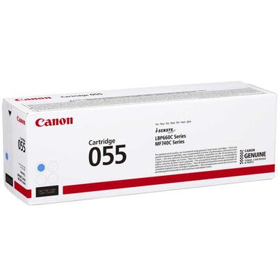 Canon CRG-055C (3015C002)  Cyan Original Toner Cartridge - LBP662Cdw / MF742Cdw