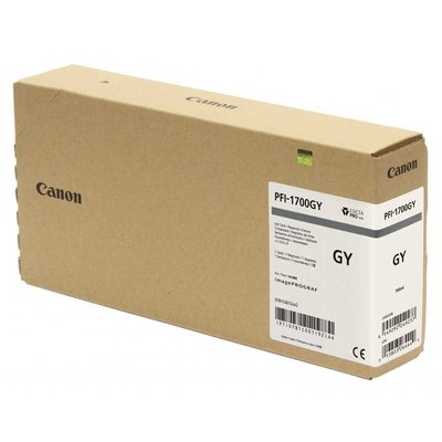 Canon PFI-1700GY (0781C001) Grey Original Cartridge - PRO-2000 / PRO-4000 (Without Box)