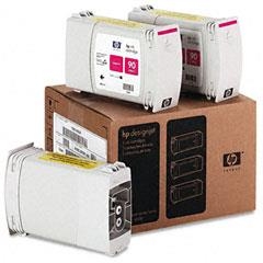 HP C5084A (90) 3-pack Magenta Original Cartridge - DesignJet 4000 (Ex)