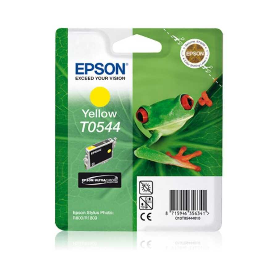 Epson C13T05444020 (T0544) Yellow Original Cartridge- Stylus Photo R800 (Ex)