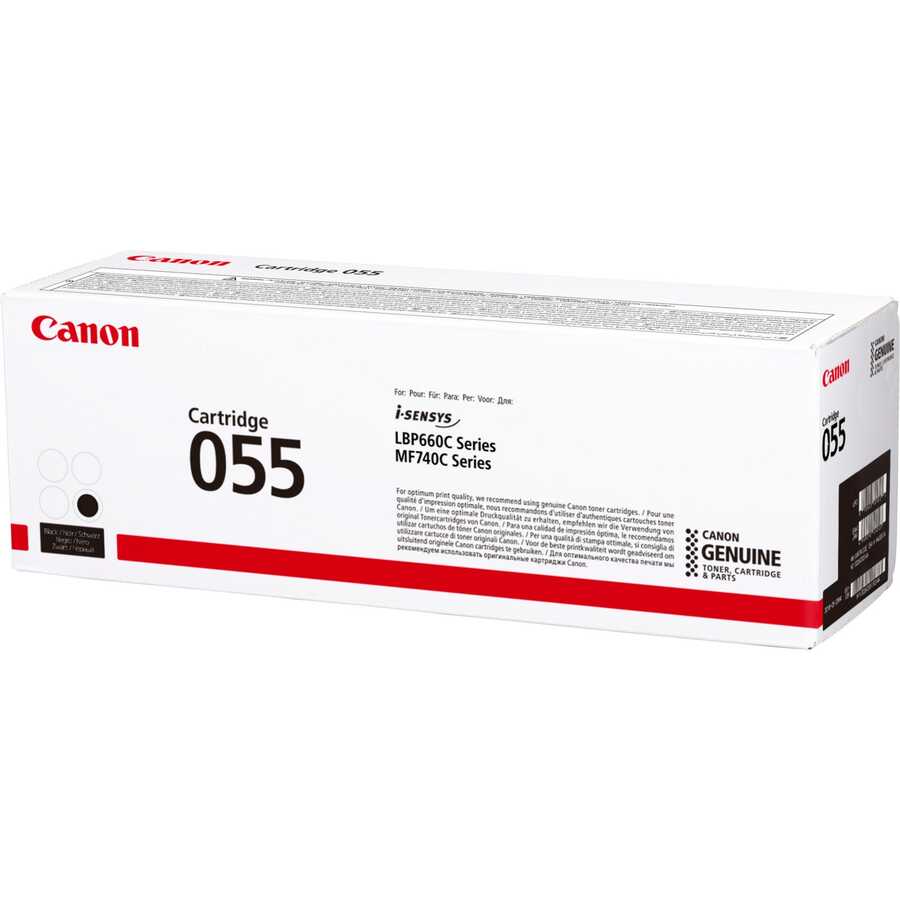 Canon CRG-055BK (3016C002) Black Original Toner - LBP662Cdw / MF742Cdw