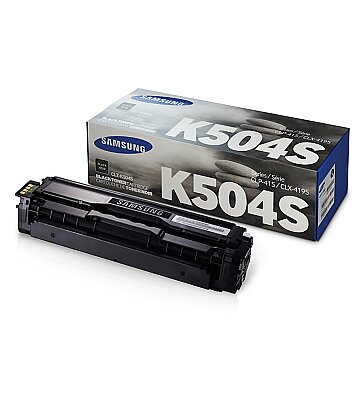 Samsung CLT-K504S/ELS (SU158A) Black Original Toner - CLP-415 / CLX-4195