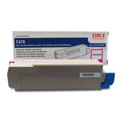OKI 44315302 Magenta Original Toner Cartridge - C610DN / C610CDN